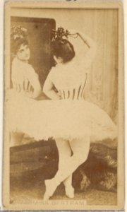 Miss Bertram, from the Actors and Actresses series (N45, Type 8) for Virginia Brights Cigarettes MET DP831394