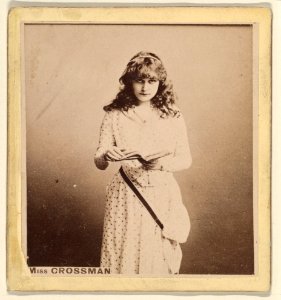 Miss Grossman, from the Actresses series (N246), Type 2, issued by Kinney Brothers to promote Sporting Extra Cigarettes MET DP860059