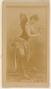 Miss Lauason, from the Actresses series (N245) issued by Kinney Brothers to promote Sweet Caporal Cigarettes MET DP858948