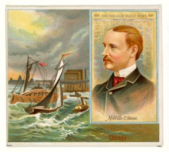 Melville E. Stone, The Chicago Daily News, from the American Editors series (N35) for Allen & Ginter Cigarettes MET DP838906