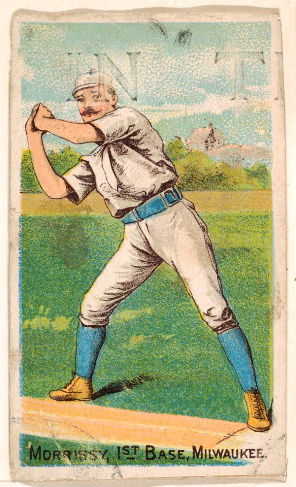 Morrissy, 1st Base, Milwaukee, from the Gold Coin series (N284) for Gold Coin Chewing Tobacco MET DP866819