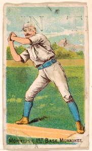 Morrissy, 1st Base, Milwaukee, from the Gold Coin series (N284) for Gold Coin Chewing Tobacco MET DP866819