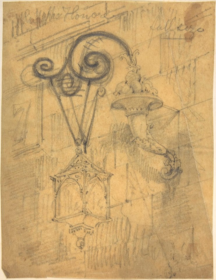 Metal Bracket Supporting a Street lamp, St. Honoré MET DP806829