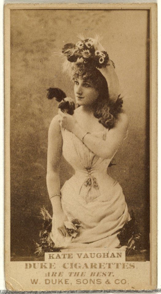 Miss Kate Vaughan, from the Actors and Actresses series (N145-7) issued by Duke Sons & Co. to promote Duke Cigarettes MET DP840528