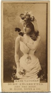 Miss Kate Vaughan, from the Actors and Actresses series (N145-7) issued by Duke Sons & Co. to promote Duke Cigarettes MET DP840528