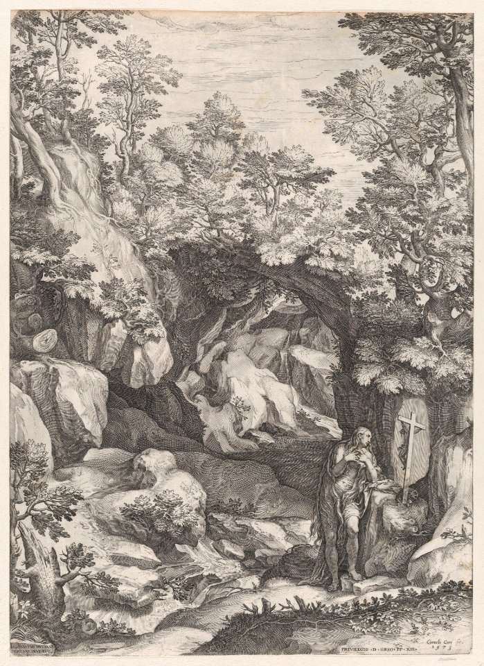 Mary Magdalen Repentant in the Wilderness MET DP874340