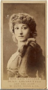 Miss Kate Vaughan, from the Actors and Actresses series (N145-7) issued by Duke Sons & Co. to promote Duke Cigarettes MET DP840527