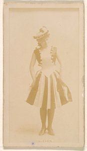 Miss Sleven, from the Actresses series (N245) issued by Kinney Brothers to promote Sweet Caporal Cigarettes MET DP859602