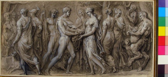 Meleager Presents to Atalanta the Head of the Calydonian Boar MET 1993.12.1