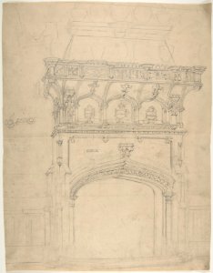 Medieval Chimneypiece Design MET DP806985