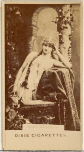 Mary Anderson, from the Actors and Actresses series (N45, Type 7) for Dixie Cigarettes MET DP831235