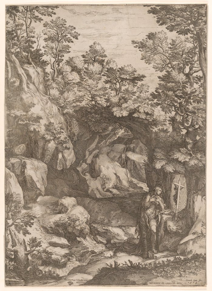 Mary Magdalen Repentant in the Wilderness MET DP874332