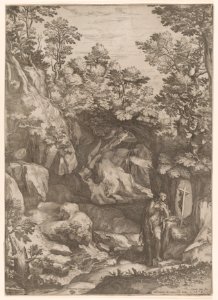 Mary Magdalen Repentant in the Wilderness MET DP874332