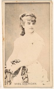 Miss Sheridan, from the Actresses series (N245) issued by Kinney Brothers to promote Sweet Caporal Cigarettes MET DP859584