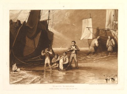 Marine Dabblers (Liber Studiorum, part VI, plate 29) MET DP821406