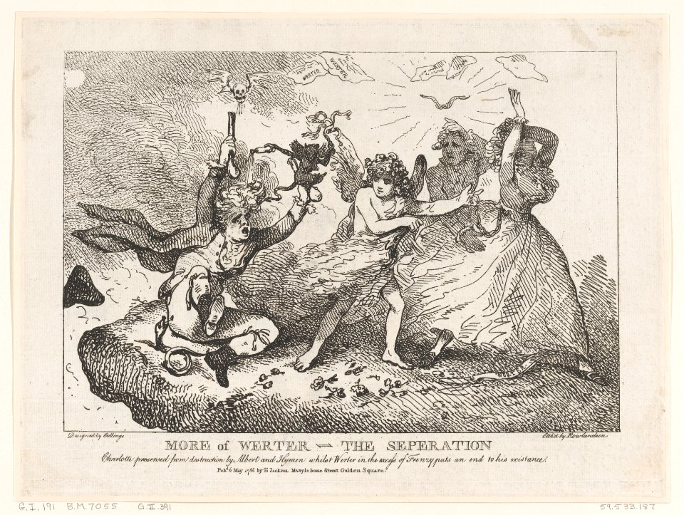 More of Werther–The Separation- Charlotte Preserved from Destruction by Albert and Hymen, whilst Werther in an access of frenzy puts and end to his existence MET DP871897