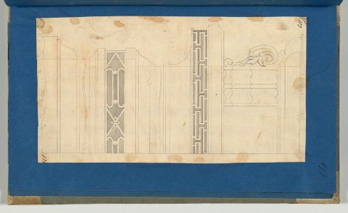 Moldings and Fretwork for China Case, from Chippendale Drawings, Vol. II MET DP-14176-085