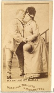 Mathilde et Dailly, from the Actors and Actresses series (N45, Type 1) for Virginia Brights Cigarettes MET DP829633
