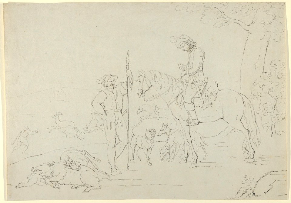 Medieval Hunting Scene MET DP843915