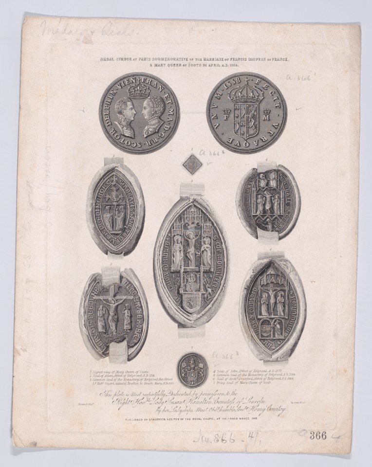 Medal commemorating the marriage of Mary, Queen of Scots to the Dauphin Francis of France Met DP890146