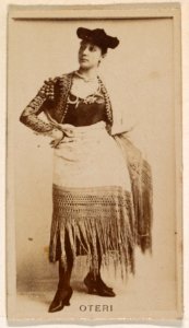 Miss Oteri, from the Actresses series (N245) issued by Kinney Brothers to promote Sweet Caporal Cigarettes MET DP859282