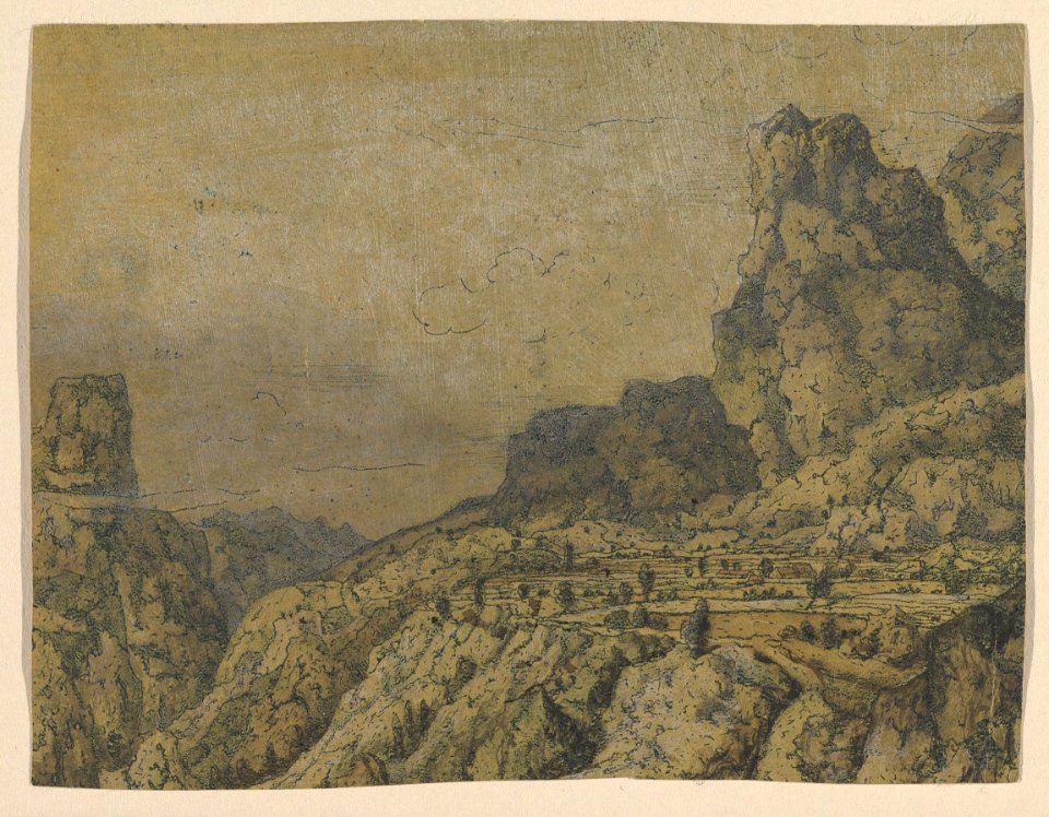 Mountain Valley with a Plateau MET DP819998