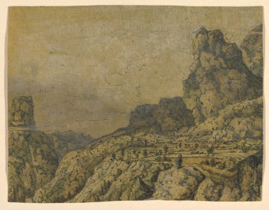 Mountain Valley with a Plateau MET DP819998
