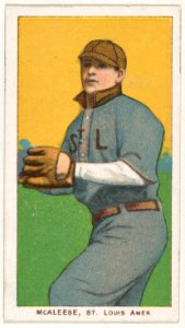 McAleese, St. Louis, American League, from the White Border series (T206) for the American Tobacco Company MET DP843226