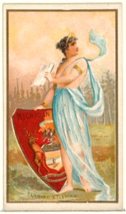 Michigan, from the Industries of States series (N117) issued by Duke Sons & Co. to promote Honest Long Cut Tobacco MET DPB873660