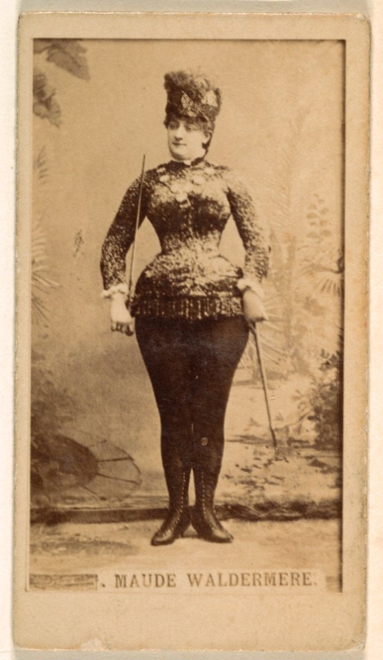 Maude Waldermere, from the Actresses series (N245) issued by Kinney Brothers to promote Sweet Caporal Cigarettes MET DP859817