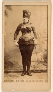 Maude Waldermere, from the Actresses series (N245) issued by Kinney Brothers to promote Sweet Caporal Cigarettes MET DP859817