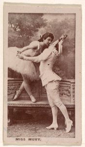 Miss Mury, from the Actresses series (N245) issued by Kinney Brothers to promote Sweet Caporal Cigarettes MET DP859190