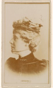 Miss Shery, from the Actresses series (N245) issued by Kinney Brothers to promote Sweet Caporal Cigarettes MET DP859585