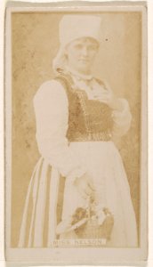 Miss Nelson, from the Actresses series (N245) issued by Kinney Brothers to promote Sweet Caporal Cigarettes MET DP859253