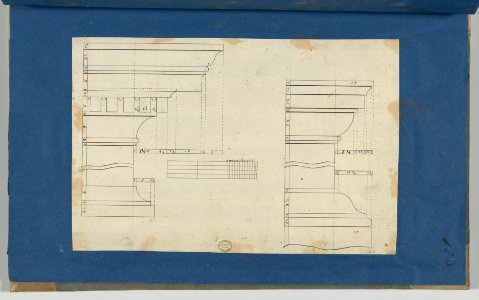 Moldings for Bookcases, from Chippendale Drawings, Vol. II MET DP-14176-012