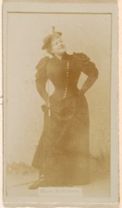 Miss Robinson, from the Actresses series (N245) issued by Kinney Brothers to promote Sweet Caporal Cigarettes MET DP859416