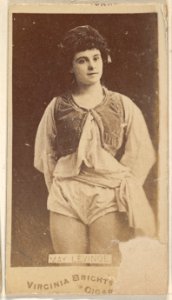 May Levinge, from the Actors and Actresses series (N45, Type 1) for Virginia Brights Cigarettes MET DP830475
