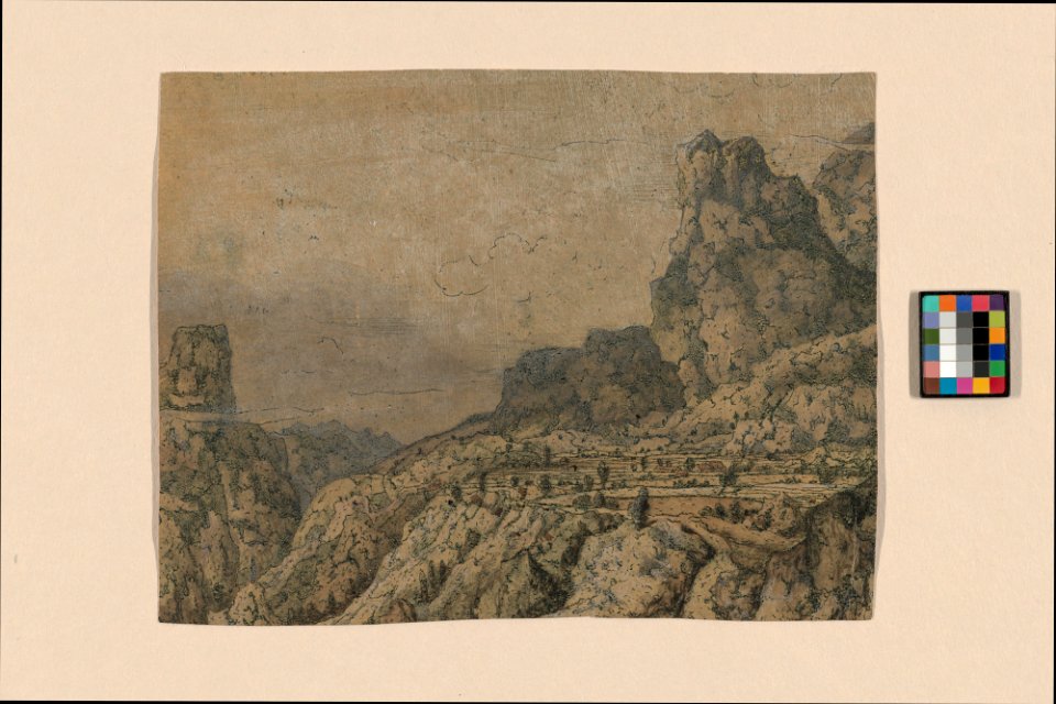 Mountain Valley with a Plateau MET DP-12667-001