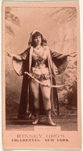 Miss Norton, from the Actresses series (N245) issued by Kinney Brothers to promote Sweet Caporal Cigarettes MET DP859974