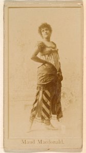 Maud Macdonald, from the Actresses series (N245) issued by Kinney Brothers to promote Sweet Caporal Cigarettes MET DP859030
