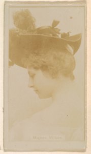 Mignon Villars, from the Actresses series (N245) issued by Kinney Brothers to promote Sweet Caporal Cigarettes MET DP859792