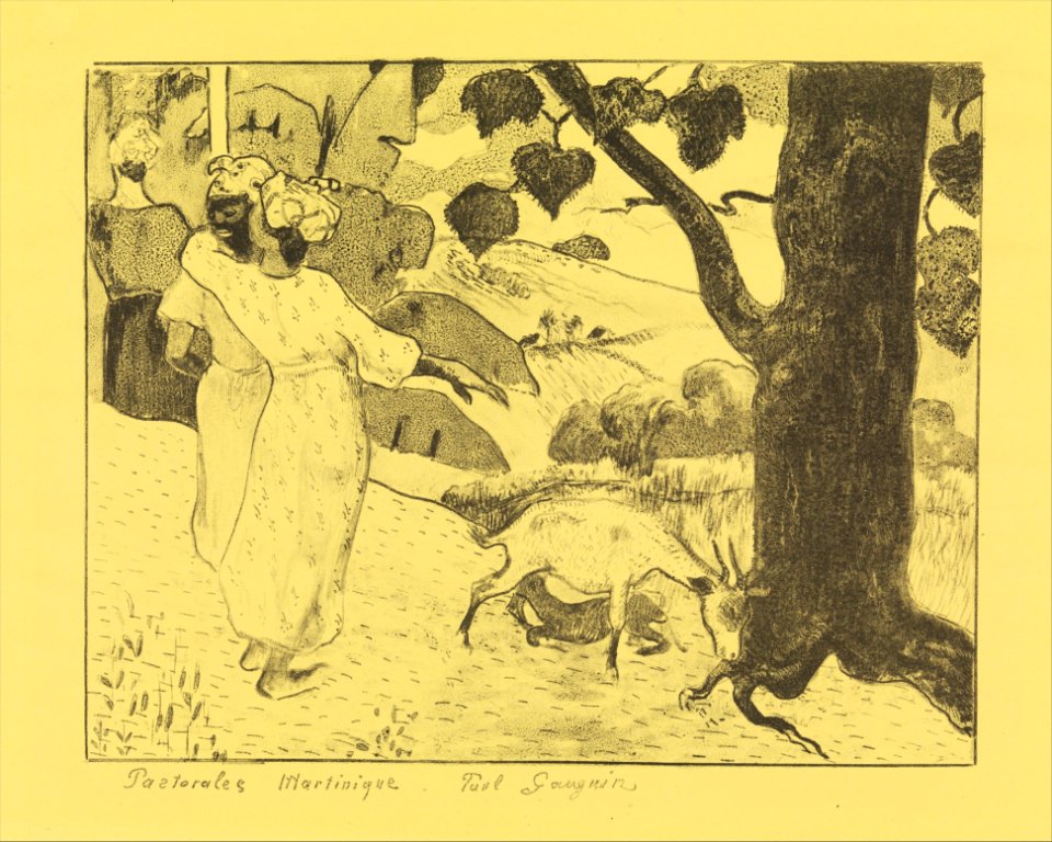 Martinique Pastorals, from the Volpini Suite- Dessins lithographiques MET DP302216