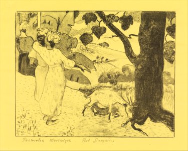 Martinique Pastorals, from the Volpini Suite- Dessins lithographiques MET DP302216