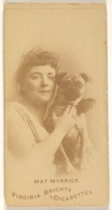 May Myrrick, from the Actors and Actresses series (N45, Type 1) for Virginia Brights Cigarettes MET DP830579