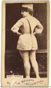 May Hart, from the Actors and Actresses series (N45, Type 1) for Virginia Brights Cigarettes MET DP829556