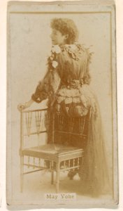 May Yohe, from the Actresses series (N245) issued by Kinney Brothers to promote Sweet Caporal Cigarettes MET DP859926