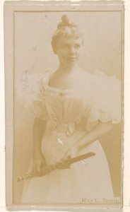 May L. Smith, from the Actresses series (N245) issued by Kinney Brothers to promote Sweet Caporal Cigarettes MET DP859603