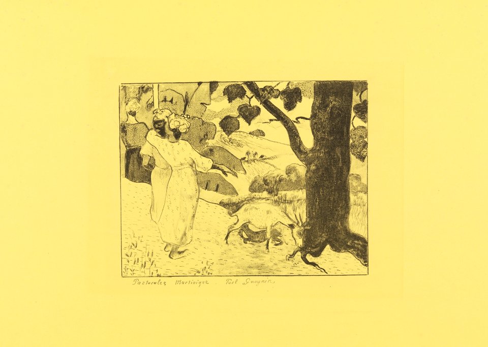 Martinique Pastorals, from the Volpini Suite- Dessins lithographiques MET DP300552