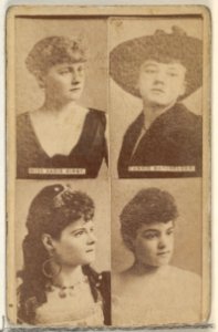 Miss Sadie Kirby- Fannie Batchelder, from the Actors and Actresses series (N45, Type 4) for Virginia Brights Cigarettes MET DP831065
