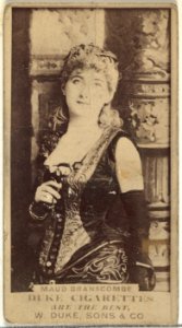 Maud Branscombe, from the Actors and Actresses series (N145-7) issued by Duke Sons & Co. to promote Duke Cigarettes MET DP840550